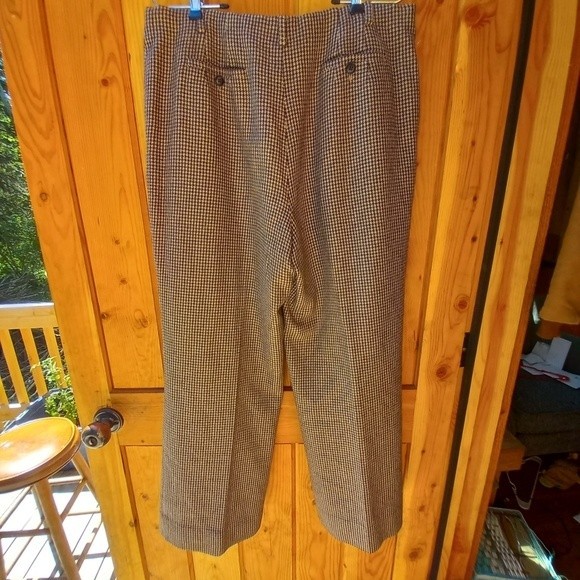 Vintage Talbots 100% Wool Womens Tweed Pants - Picture 6 of 8